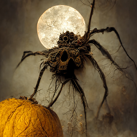 Pumpkin Spiders