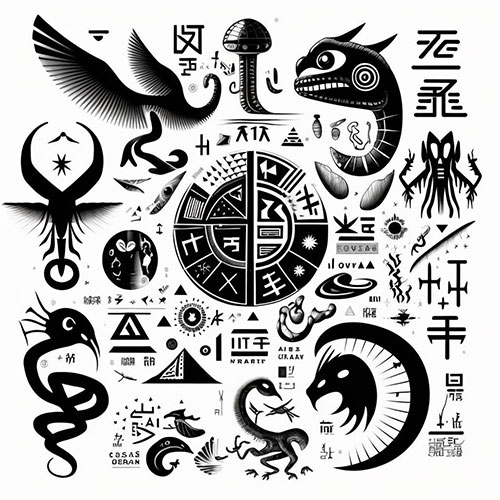 Alien Alphabet & Symbols